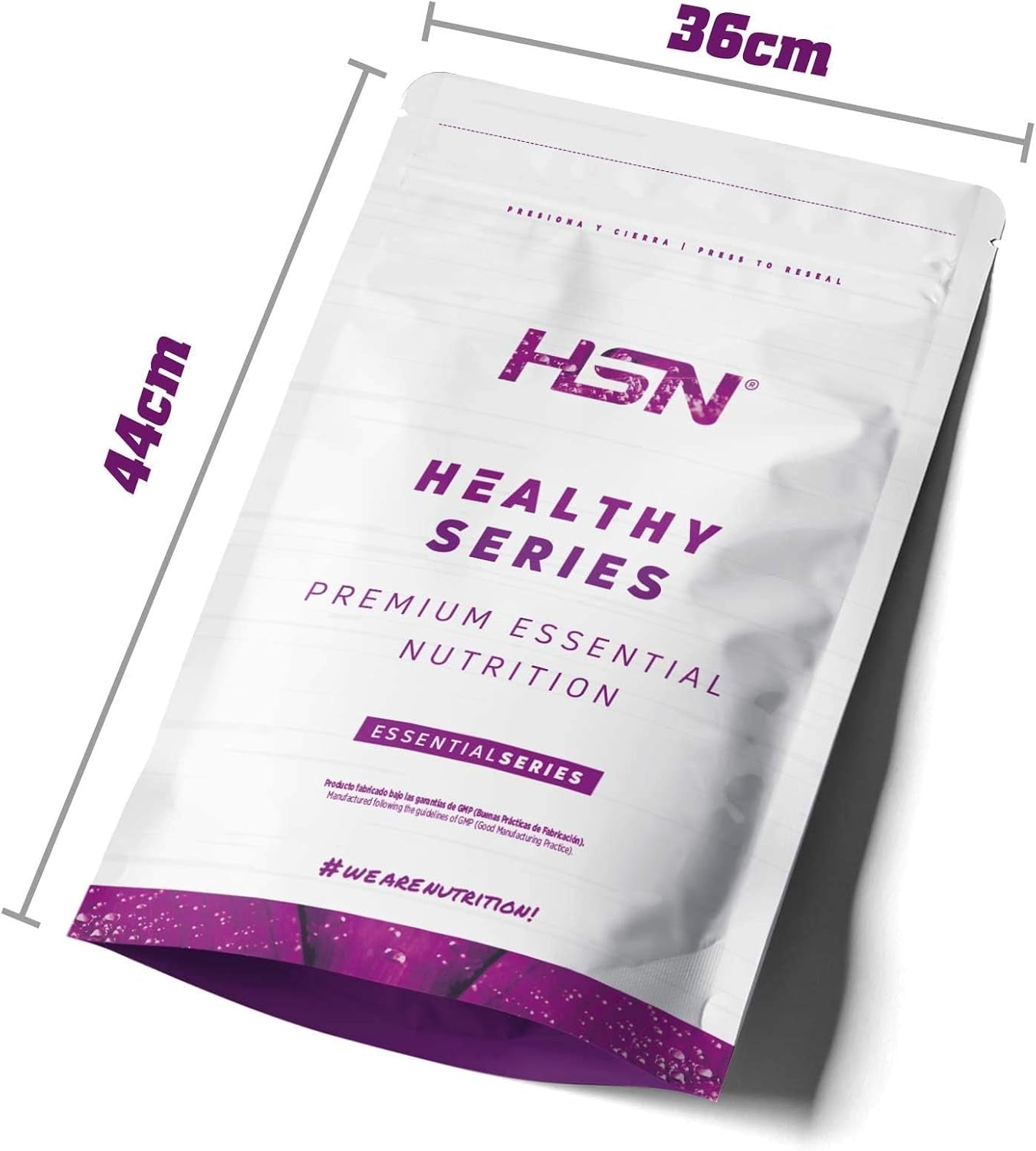 Proteína De Soja Aislada De HSN | Sin Sabor 2 Kg = 67 Tomas Por Envase | 100% Vegana | Soy Protein Isolate | No-Gmo, Sin Gluten
