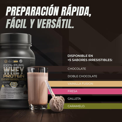 Healthy Fusion Whey Protein | Proteína Whey Pura Con Colágeno + Magnesio | Mejora Tus Entrenamientos | Protege Y Aumenta La Masa Muscular | 1000G De Proteína (Chocolate)