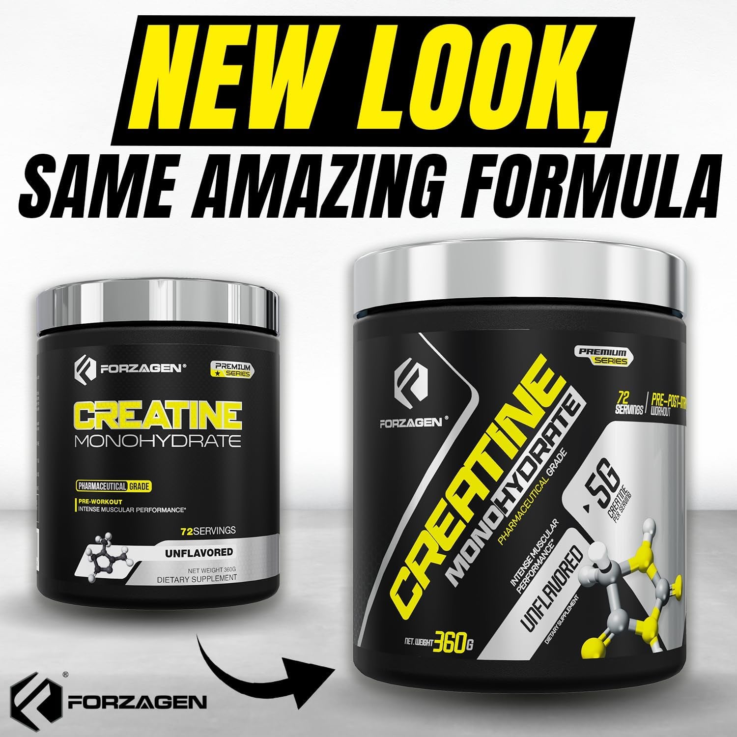 Creatine Monohydrate Powder Unflavored, Micronized Creatine Powder for Muscle Gain for Men & Women, Creatina Monohidratada En Polvo, Creatina Para Aumentar La Masa Muscular - 72 Servings