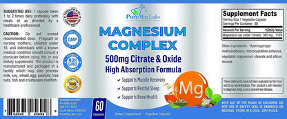 Citrato De Magnesio 500 Mg Pastillas Citrato De Magnesio Tabletas Puro Y Potasio